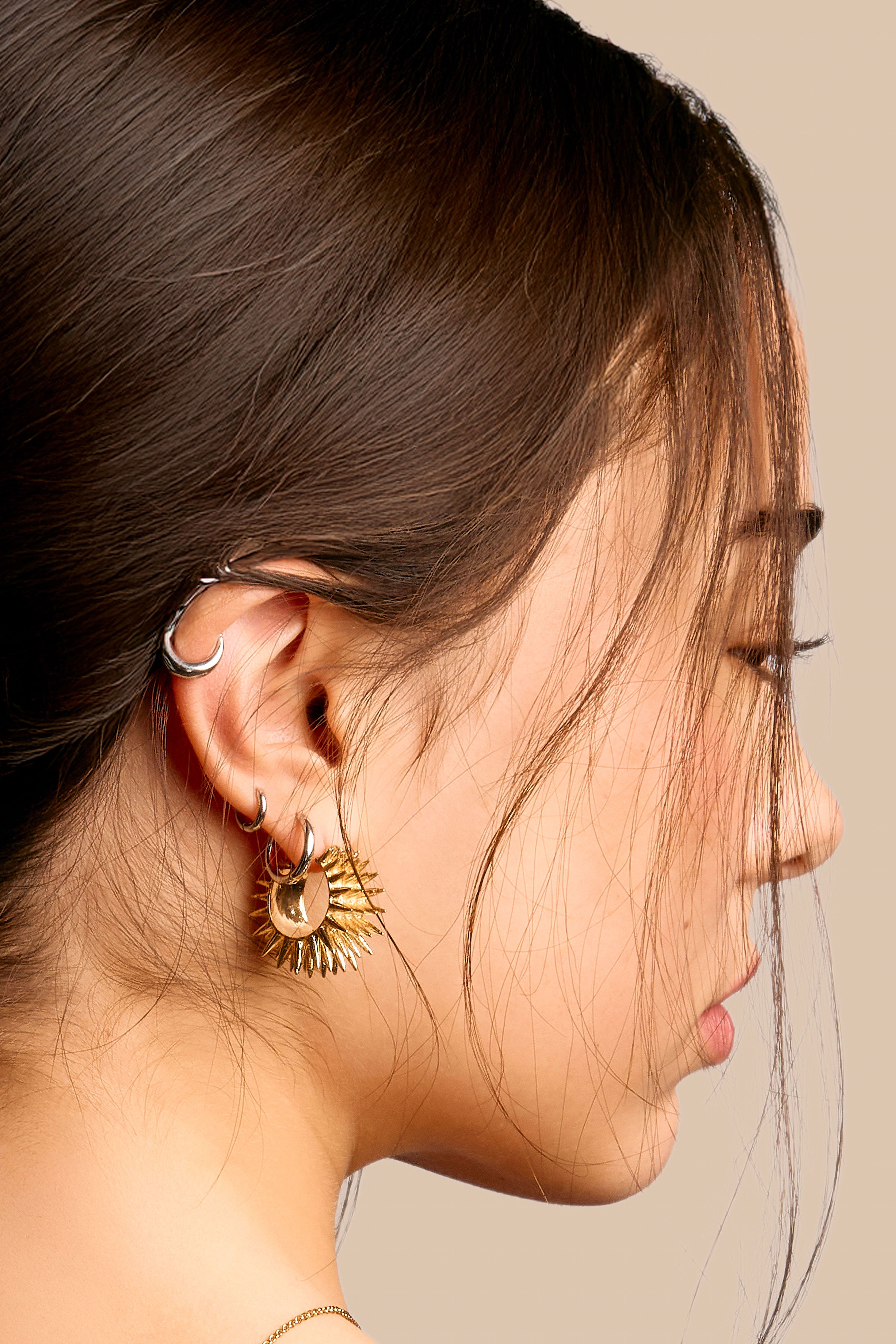 Boucles d'oreilles Avantika, or