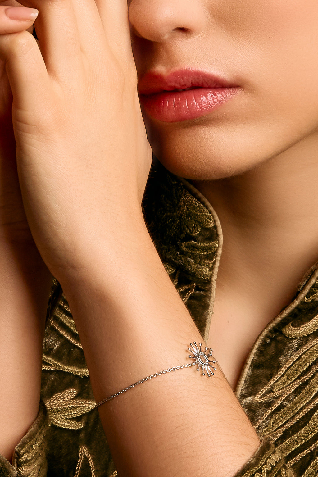 Bracelet Rani, or et argent