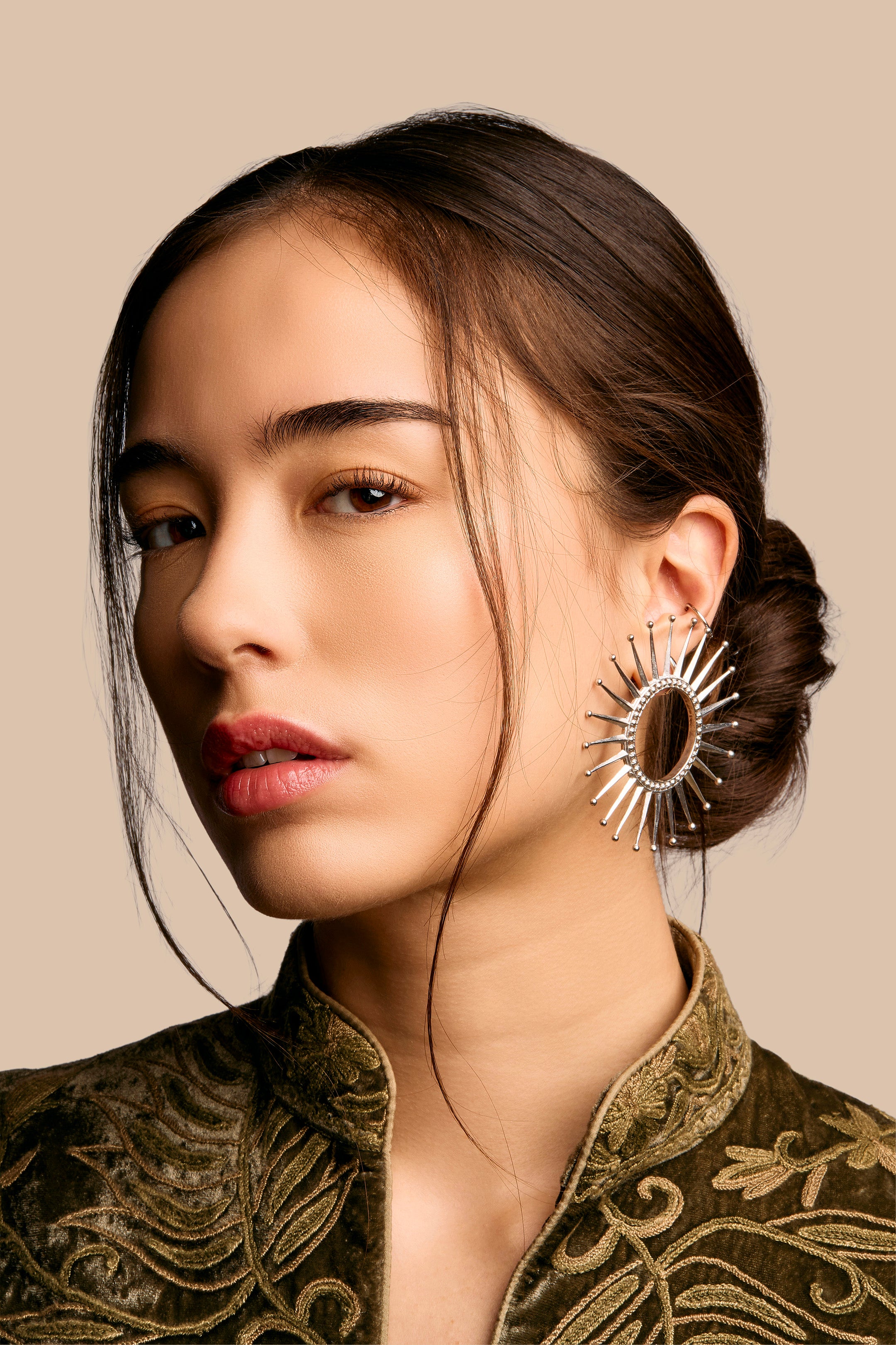 Boucles d'oreilles Swati, argent