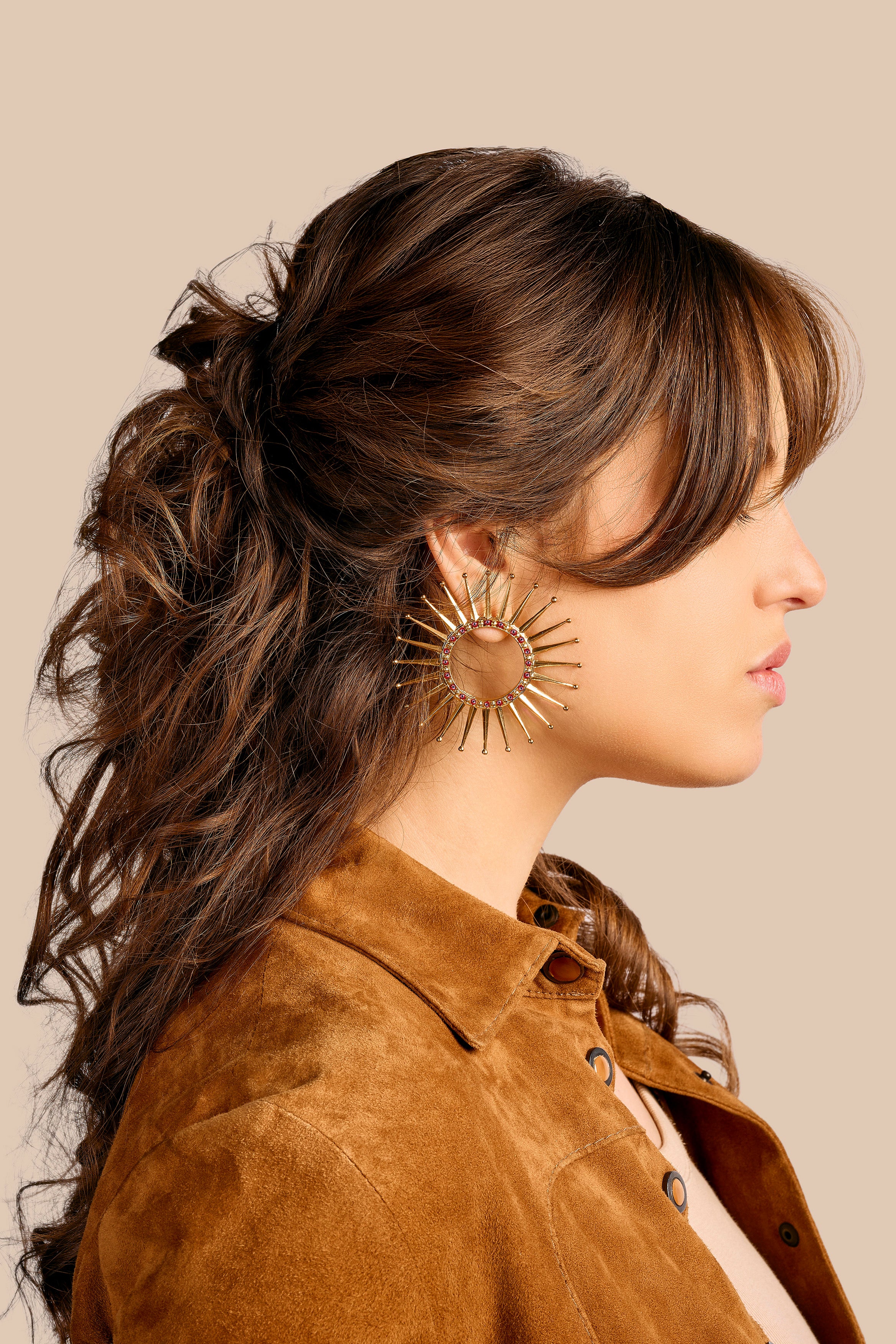Swati earrings, gold