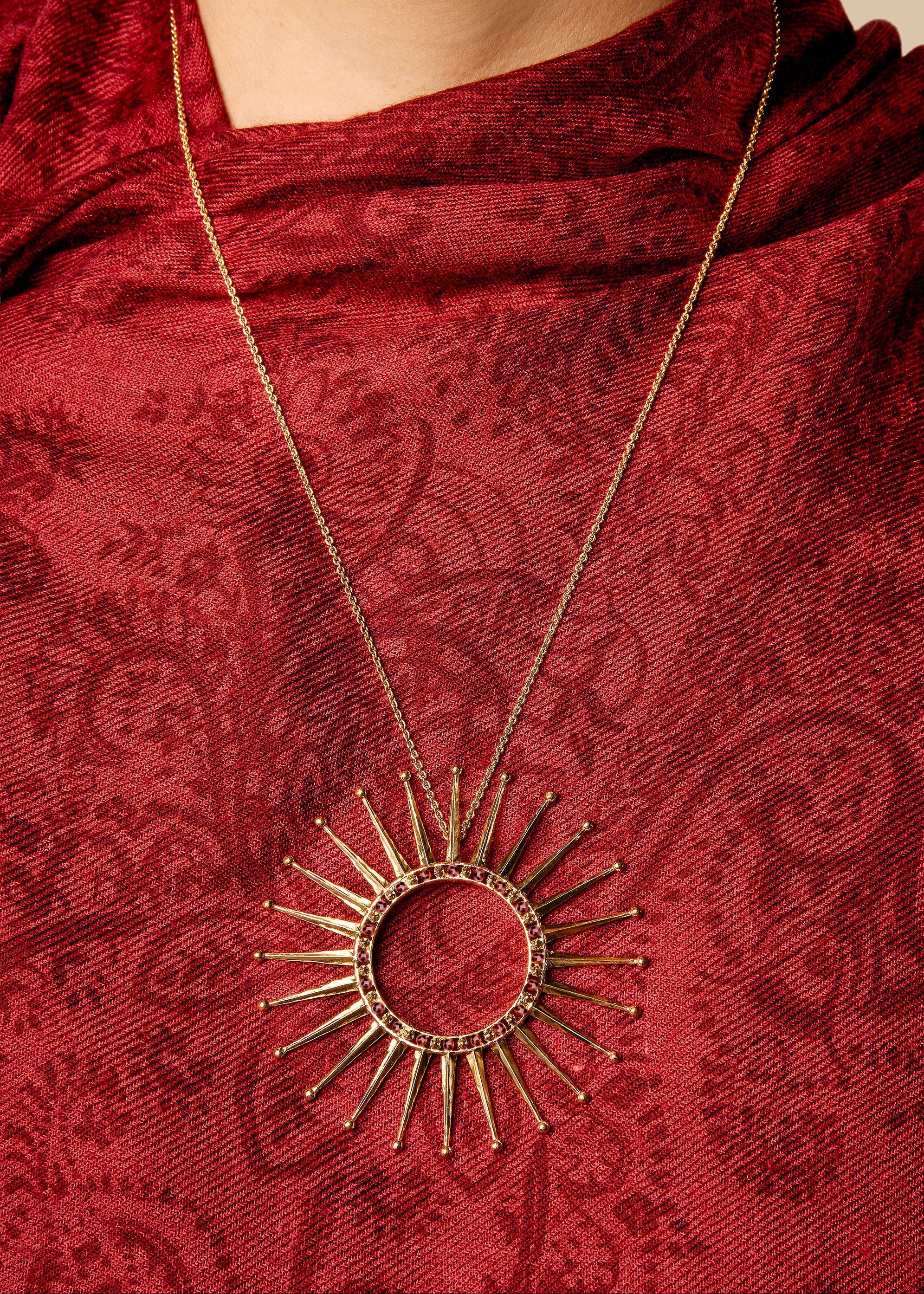 Swati pendant, gold