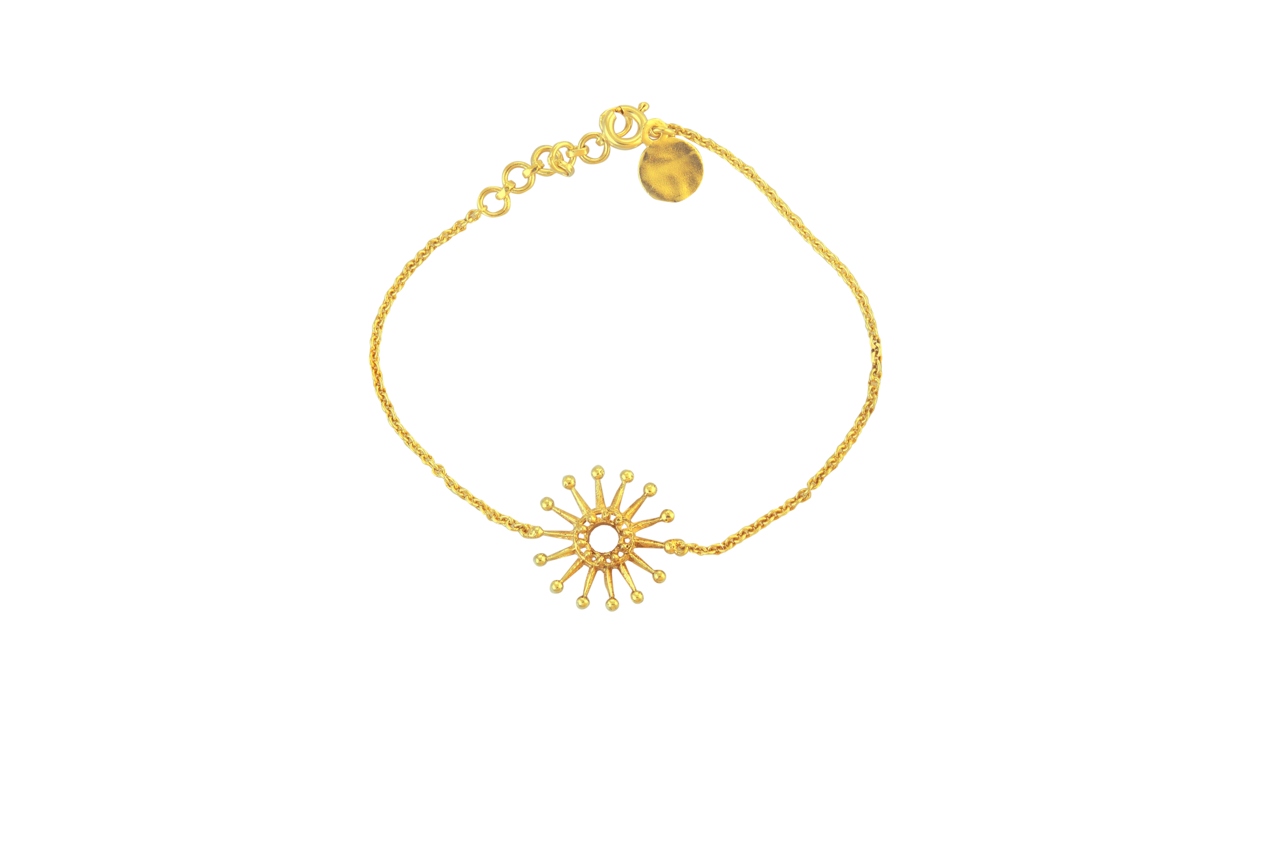 Rani bracelet, gold and silver